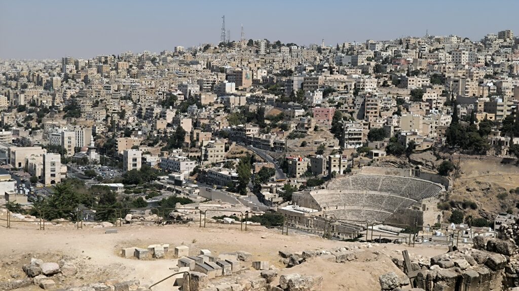 Arrivée à Amman et verre de bienvenue au Rooftop District